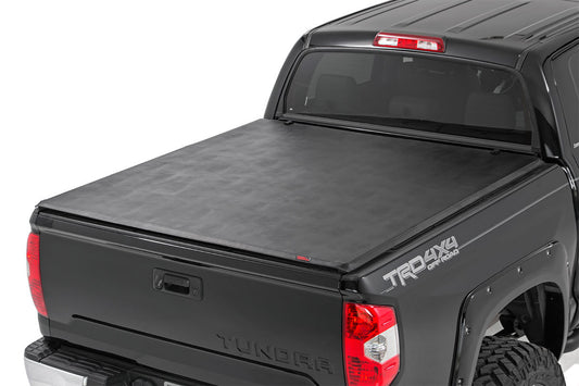 Soft Tri-Fold Bed Cover | 6'7" Bed | No OE Rail | Toyota Tundra (07-24)