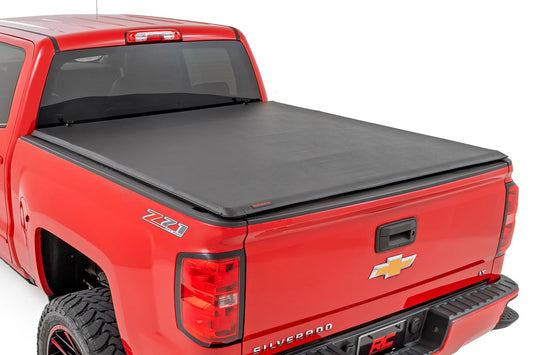 Soft Roll Up Bed Cover | 5'9" Bed | Chevy/GMC 1500 (14-18 & Classic)