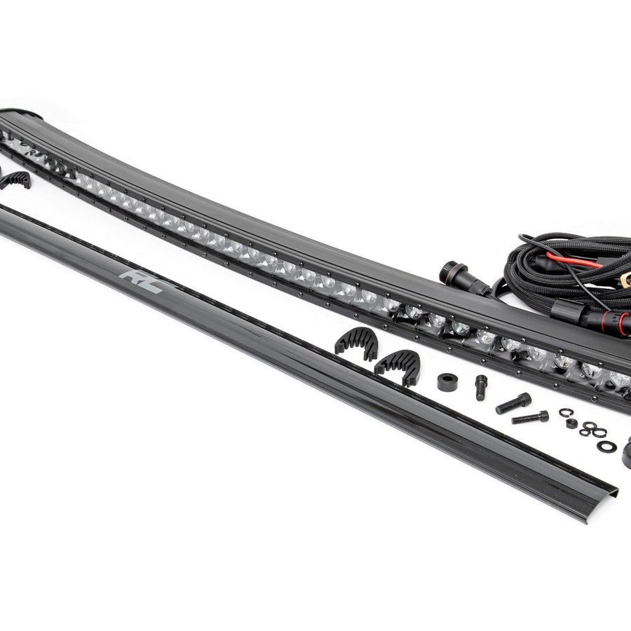 40 Inch Black Series LED Light Bar | Curved | Single Row