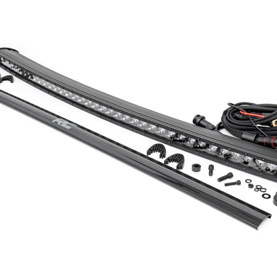 40 Inch Black Series LED Light Bar | Curved | Single Row