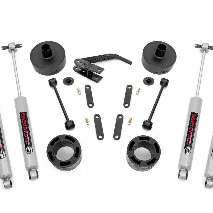 2.5 Inch Lift Kit | Spacers | N3 | Jeep Wrangler JK/Wrangler Unlimited  (07-18)