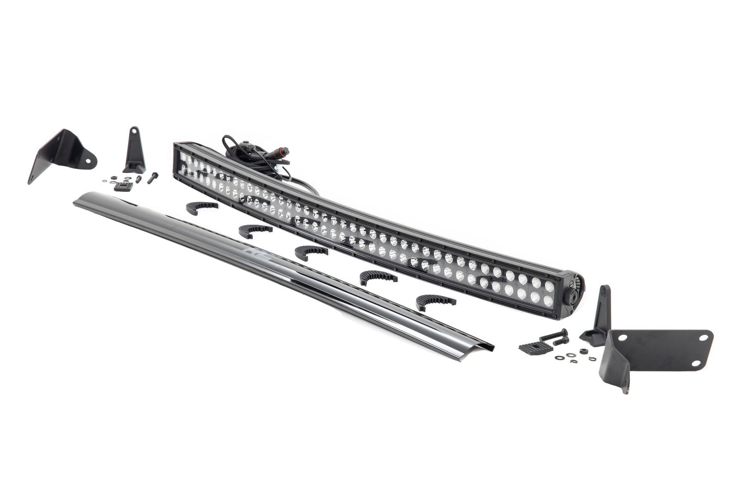 LED Light Kit | Bumper Mount | 40" Black Dual Row | Ram 2500/3500 (10-18)
