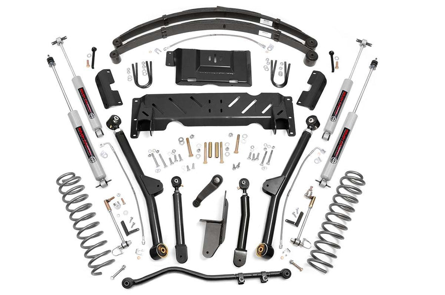 4.5 Inch Lift Kit | Long Arm | RR Leafs | Jeep Cherokee XJ 4WD (1984-2001)