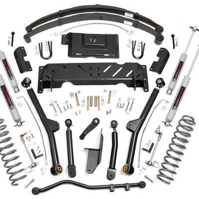 4.5 Inch Lift Kit | Long Arm | RR Leafs | Jeep Cherokee XJ 4WD (1984-2001)
