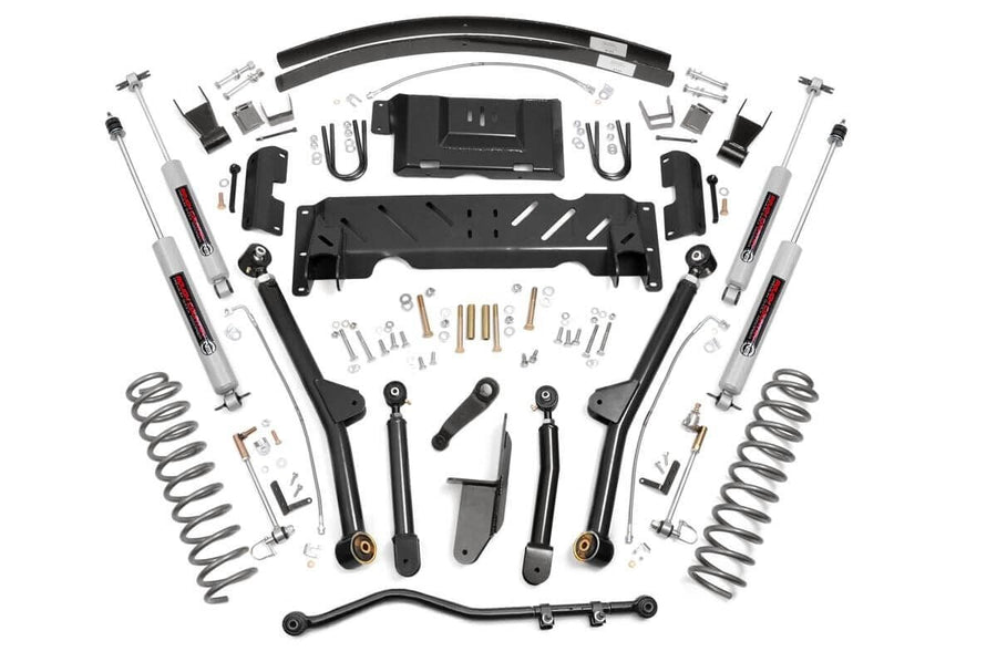 4.5 Inch Lift Kit | Long Arm | AAL | NP242 | Jeep Cherokee XJ 4WD (1984-2001)