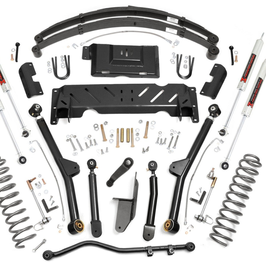 4.5 Inch Lift Kit | Long Arm | RR Leafs | M1 | Jeep Cherokee XJ 4WD (1984-2001)