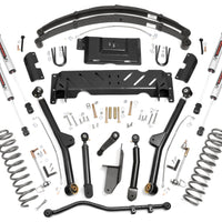 4.5 Inch Lift Kit | Long Arm | RR Leafs | NP242 | V2 | Jeep Cherokee XJ (84-01)