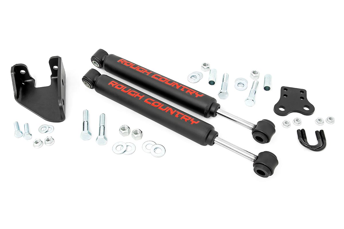 Dual Steering Stabilizer | 4-6.5 Inch Lift | Jeep Wrangler YJ 4WD (1987-1995)