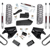 4 Inch Lift Kit | Quad Front Shocks | Rear Blocks | Ford Bronco 4WD (80-96)