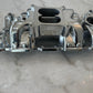 Polished Small Block Chevy Dual Plane Air Gap Aluminum Intake Manifold